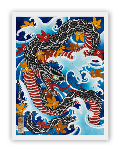 snake by fabio gargiulo original painting