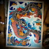 snake by fabio gargiulo original painting