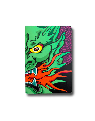 green oni notebook by Fabio Gargiulo