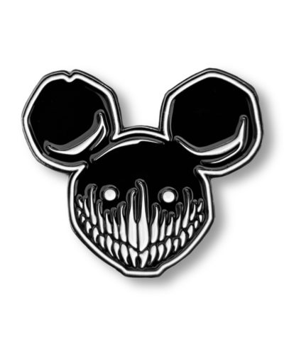 Soft Enamel pin Creepy Mouse by Martino Di Schiavi