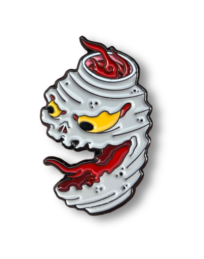 Soft Enamel pin Chochin-Obake by Fabio Gargiulo