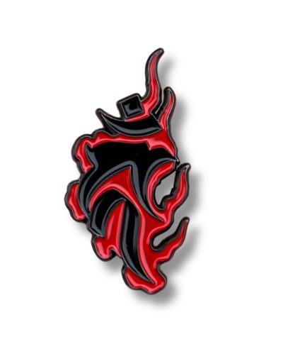 Soft Enamel pin Bonji Fudo Myo-o by Fabio Gargiulo